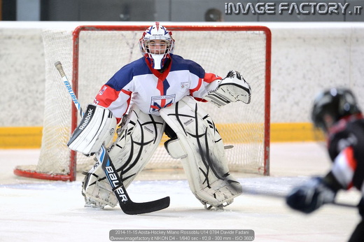 2014-11-15 Aosta-Hockey Milano Rossoblu U14 0784 Davide Fadani